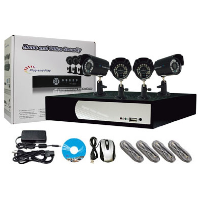 Kit 4 Cam + DVR HD-0