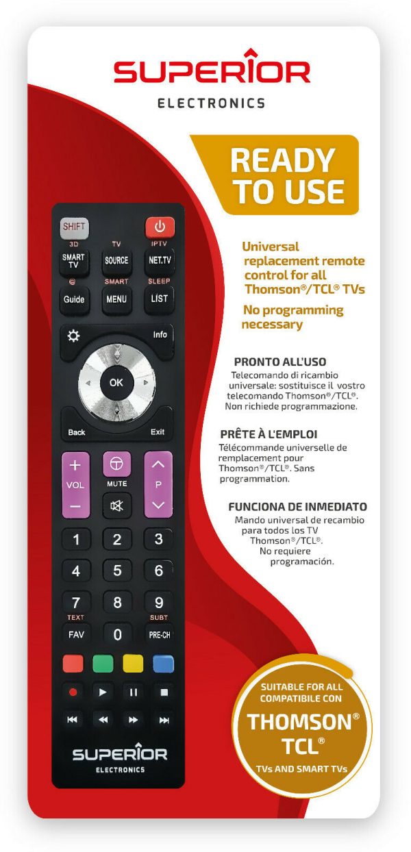 Télécommande de remplacement TV Thomson / TCL-0