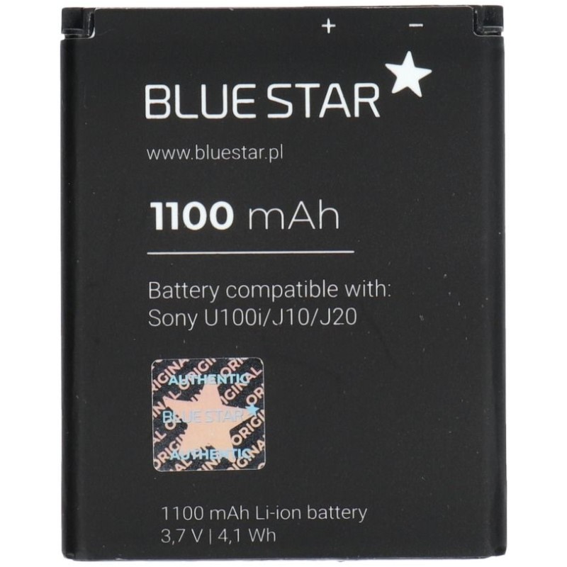 Batterie Sony Ericsson U100 Yari/J10/J10i2 Elm/Hazel 1100 mAh Li-Ion