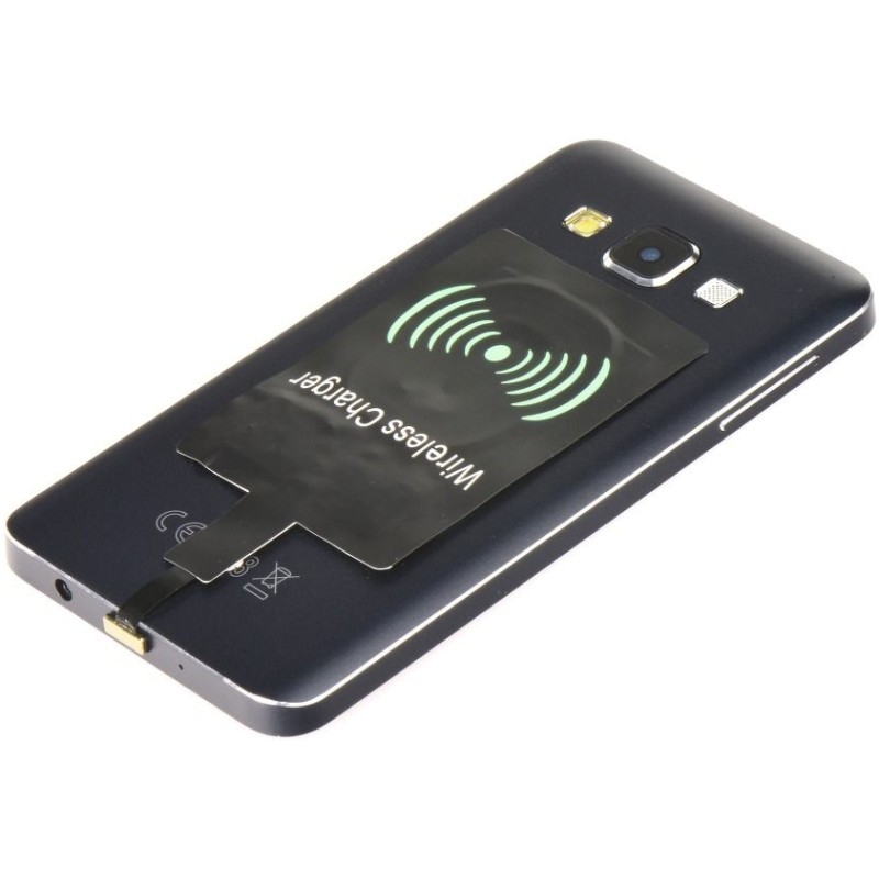convertisseur adaptateur Micro usb vers Qi pour charge sans fil