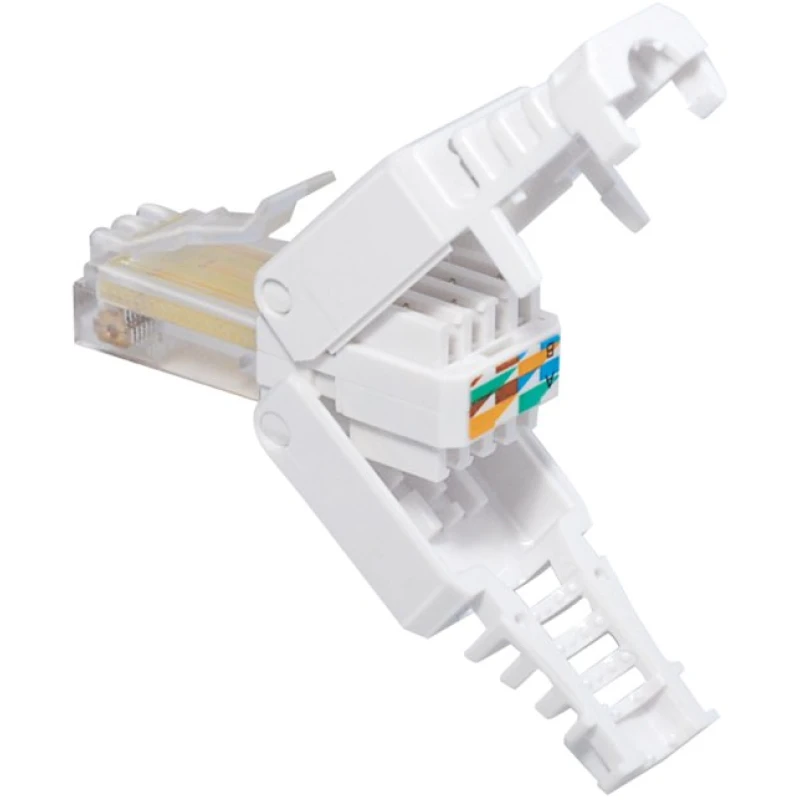 connecteur Ethernet RJ45 CAT5 / CAT6 / CAT6a sans outil – Image 2