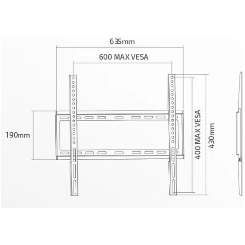 Support TV 37-80Tilt Extra Slim - Image 2