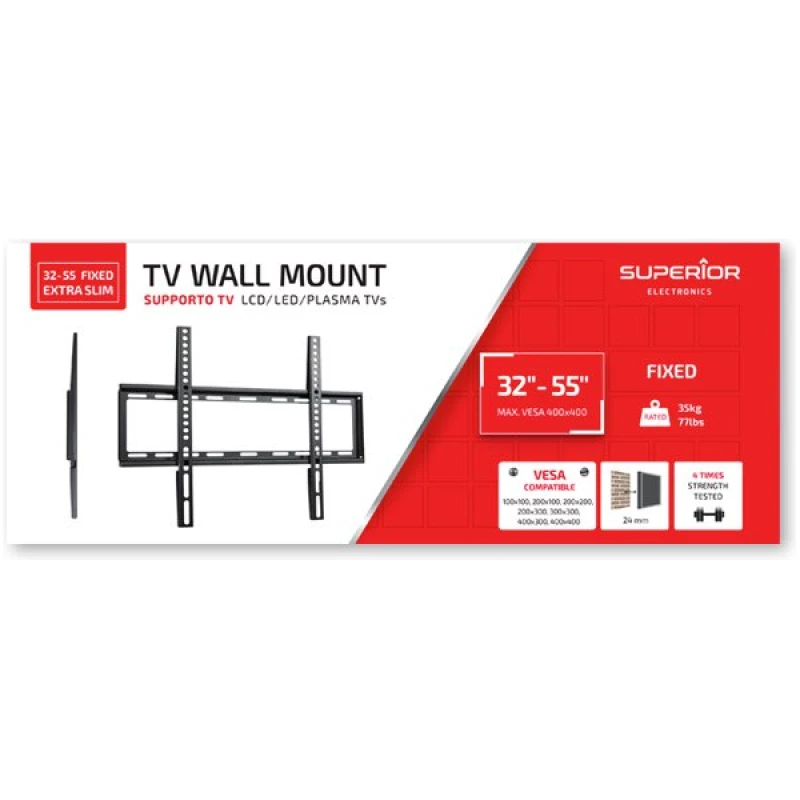 Support TV 32"-55" Fixe Extra Slim
