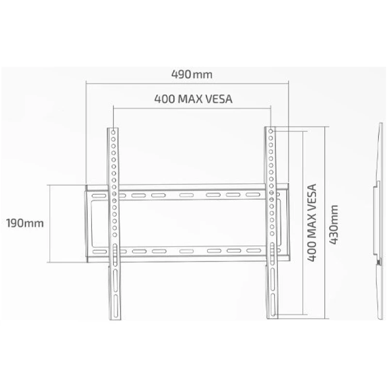 Support TV 32"-55" Fixe Extra Slim - Image 4