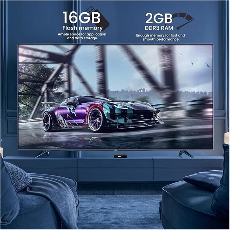 Sagatronics Optic 4K Android 11 – 2 Go RAM, 16 Go Stockage Wi-Fi 6 Bluetooth – Image 3