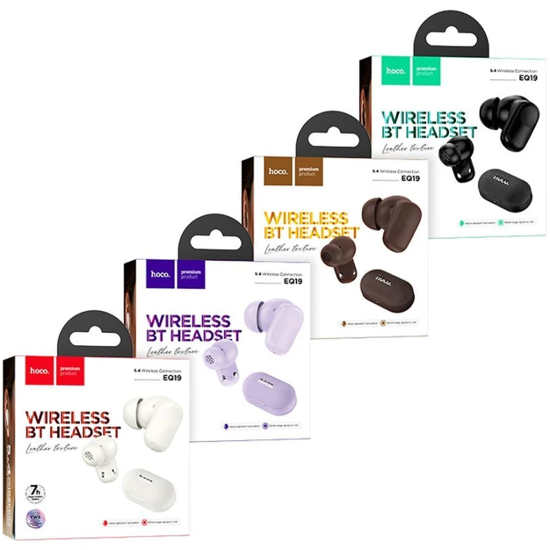 Écouteurs sans fil bluetooth Hoco TWS EQ19