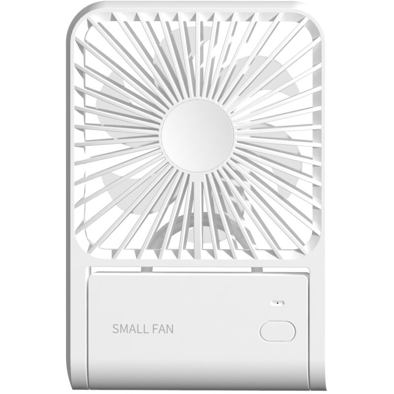 Ventilateur de bureau rechargeable blanc HX-123
