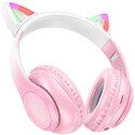 Casque sans Fil Bluetooth oreilles de chat Hoco W42