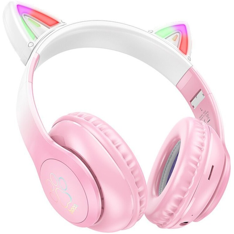 Casque sans Fil Bluetooth oreilles de chat Hoco W42