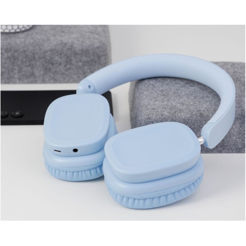 Casque supra-auriculaire sans fil  bluetooth  Hoco W51 bleu - Image 4