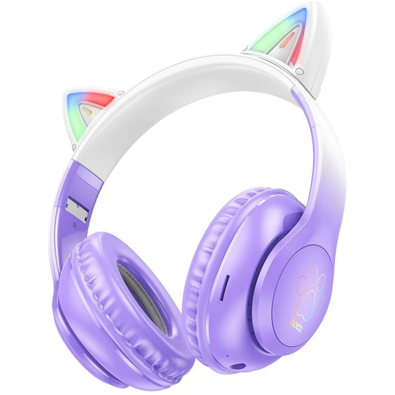 Casque sans Fil Bluetooth oreilles de chat Hoco W42 - Image 5
