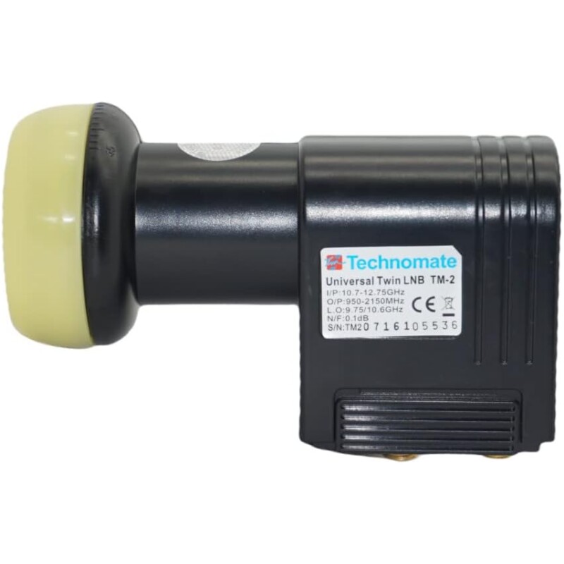 Lnb Twin Super High Gain TechnomateTM-2 Universel 0,1 dB Full HD DVB-S2 – Image 2