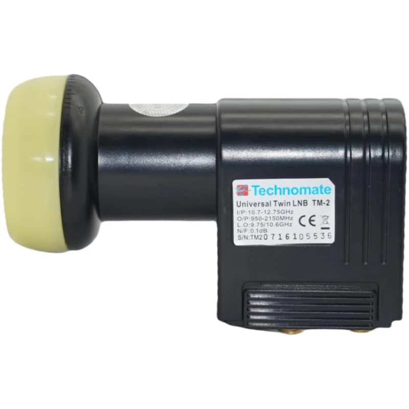 Lnb Twin Super High Gain TechnomateTM-2 Universel 0,1 dB Full HD DVB-S2 - Image 2
