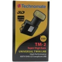 Lnb Twin Super High Gain TechnomateTM-2 Universel 0,1 dB Full HD DVB-S2