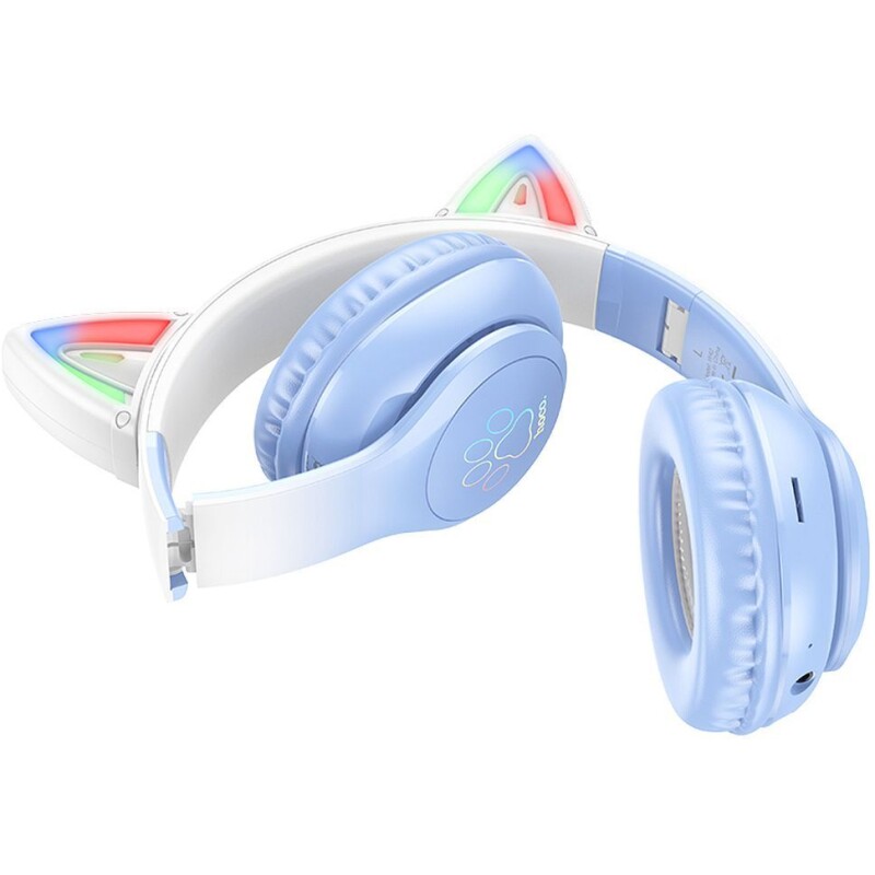 Casque sans Fil Bluetooth oreilles de chat Hoco W42 – Image 7