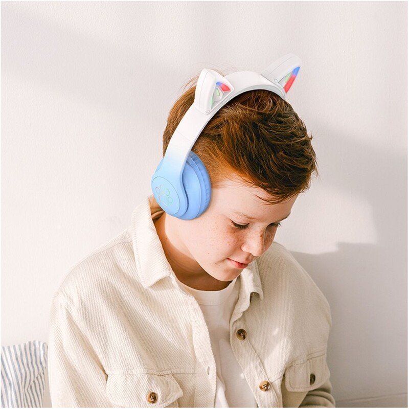 Casque sans Fil Bluetooth oreilles de chat Hoco W42 – Image 6