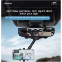 Support smartphone auto sur rétroviseur