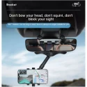 Support smartphone auto sur rétroviseur