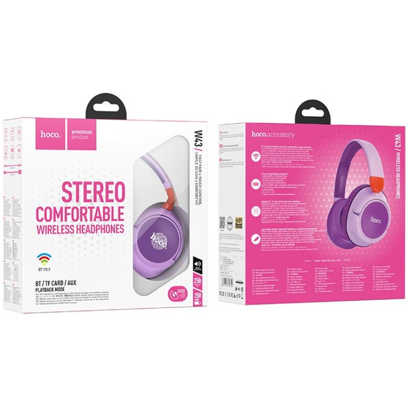 Casque sans fil Bluetooth  HOCO W43 – Image 2