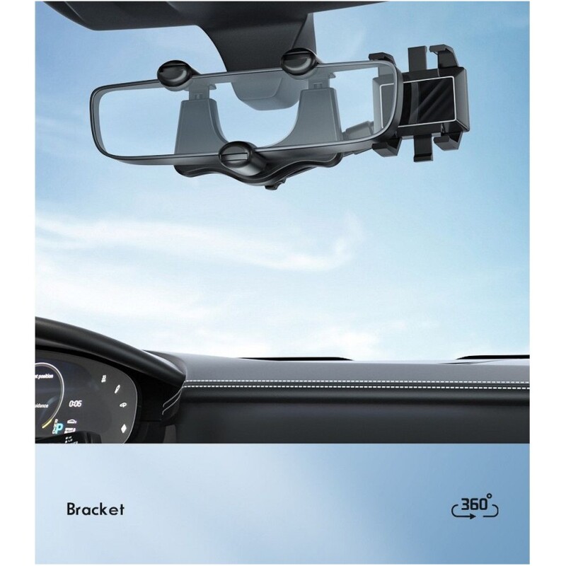 Support smartphone auto sur rétroviseur – Image 8