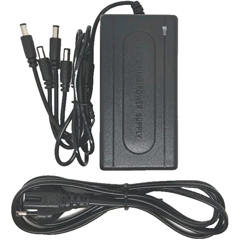 bloc alimentation 12 volts 5 amperes 4 sorties dc male