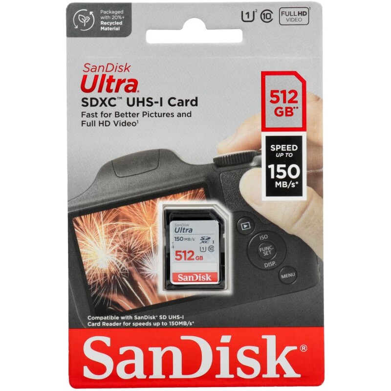 Carte SD SDXC SANDISK ULTRA 512 Go 150 Mo/s – Image 2