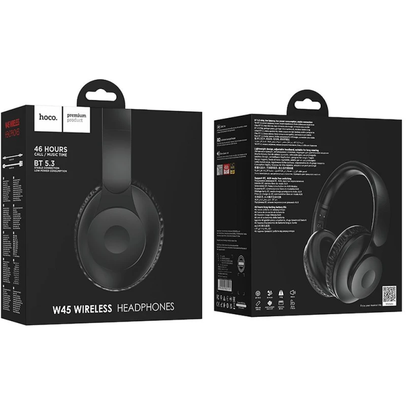 Casque bluetooth sans fil Hoco W45 - Image 2
