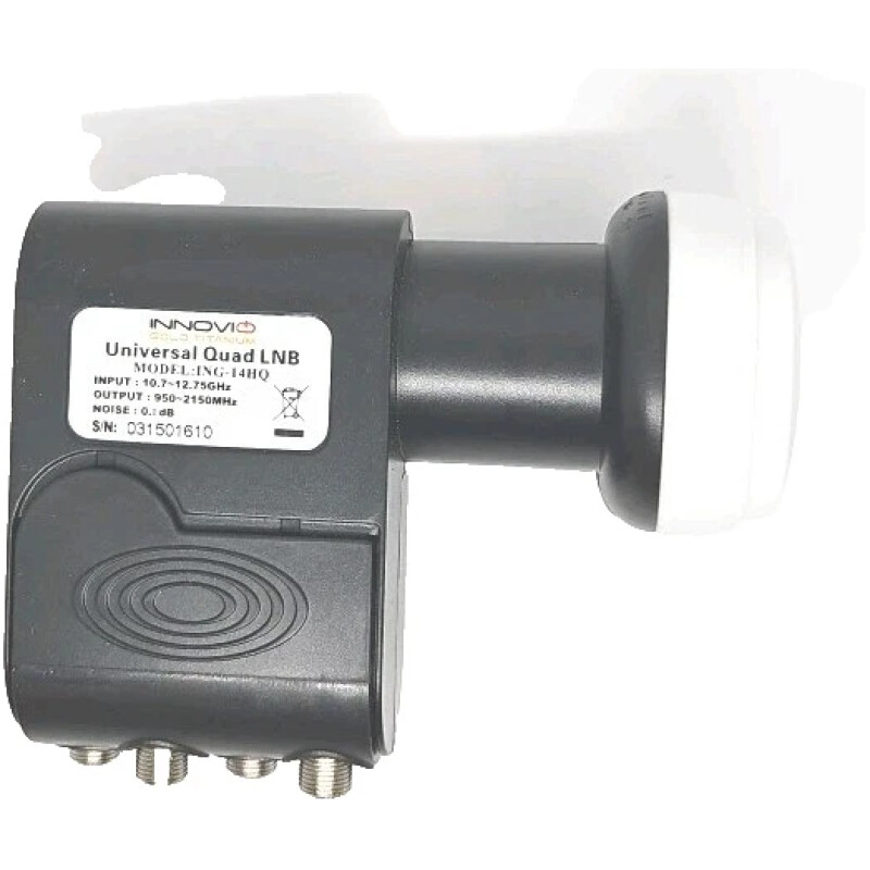 LNB Quad Tête Universelle 0,1 dB Full HD 3D Ultra HD 4K – Image 2