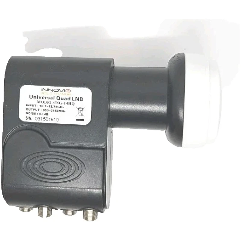LNB Quad Tête Universelle 0,1 dB Full HD 3D Ultra HD 4K - Image 2