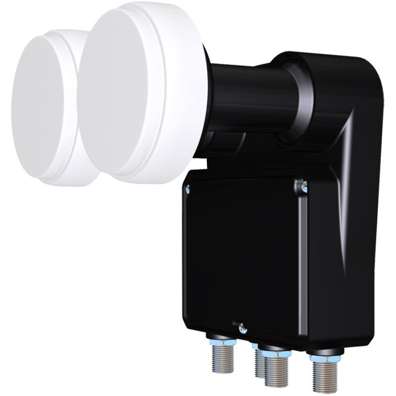 LNB UNIVERSEL QUAD MONOBLOCK hotbird + astra tête 4 entrée parabole 80cm