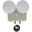 LNB Monoblock Twin 6° Astra & Hotbird Vizyon VZ-22 0,1 dB Full HD 3D 4K