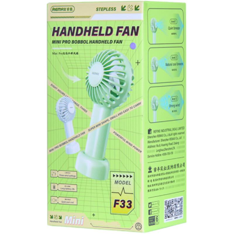 Mini Ventilateur Portable REMAX F33 – Image 3