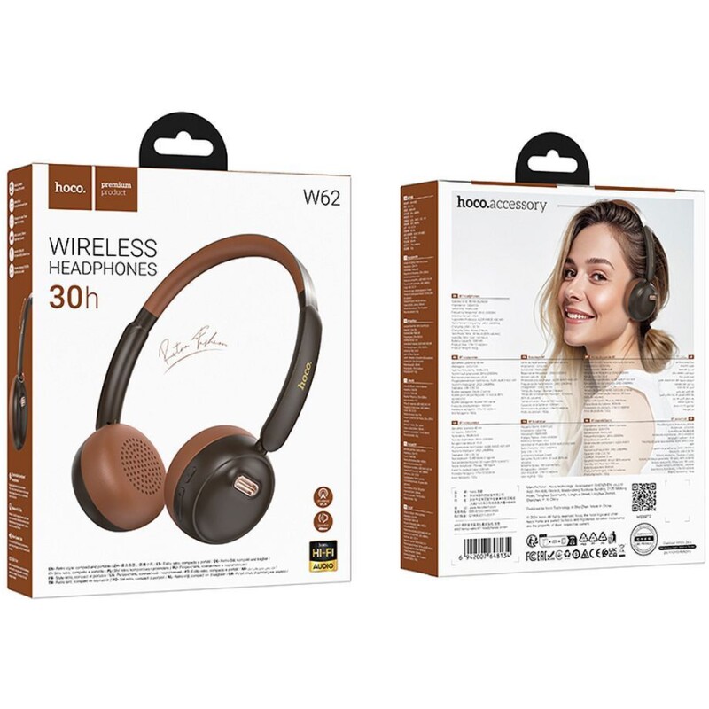Casque sans fil bluetooh leger Hoco W62 30h autonomie – Image 5