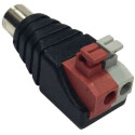 Connecteur RCA femelle avec borne d'insertion sans vis