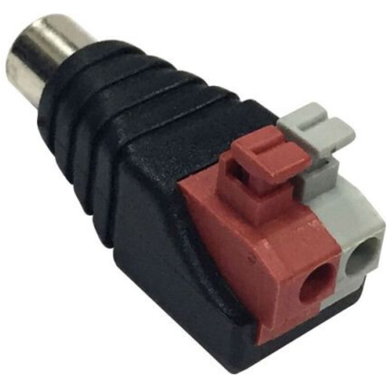 Connecteur RCA femelle avec borne d'insertion sans vis