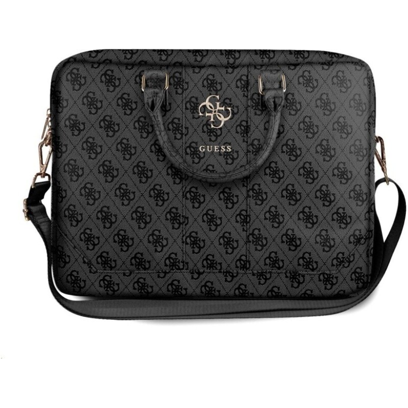 Sacoche GUESS 4G 15" / 16" avec logo G cross Gris