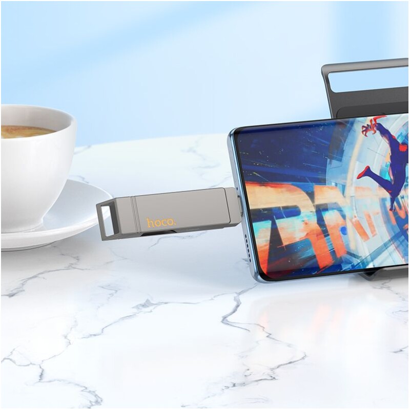 Clé USB otg usb c & usb 64 Go Hoco UD15 USB3.2 – Image 3