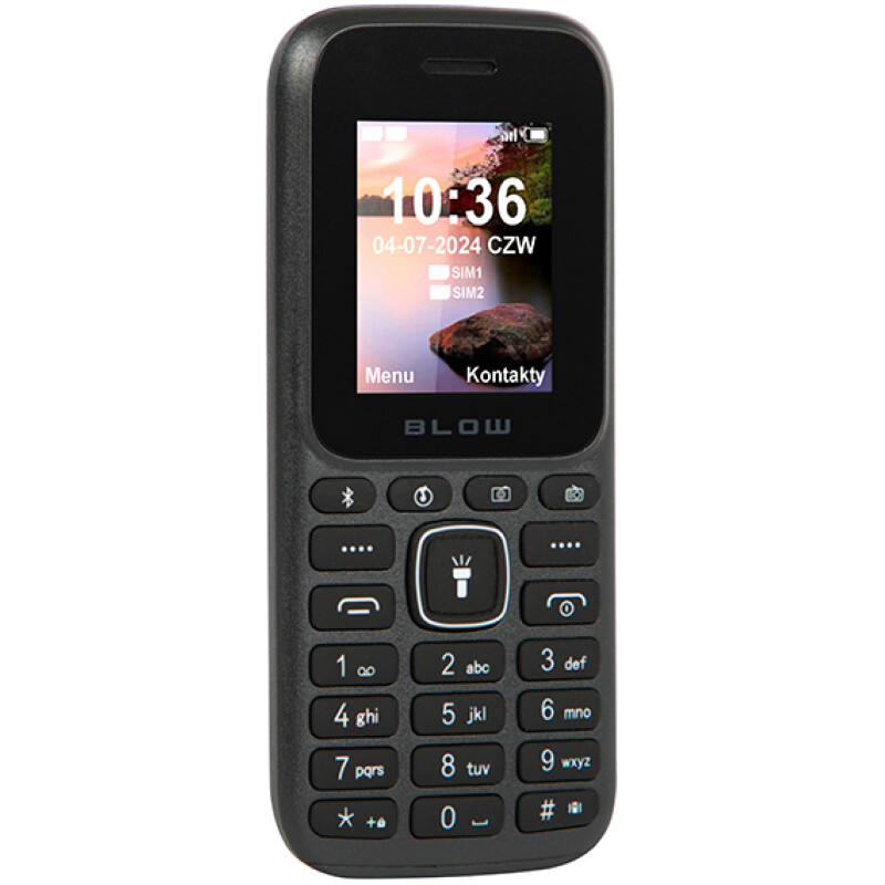 telephone Senior touches raccourci dual sim torche blow P18D