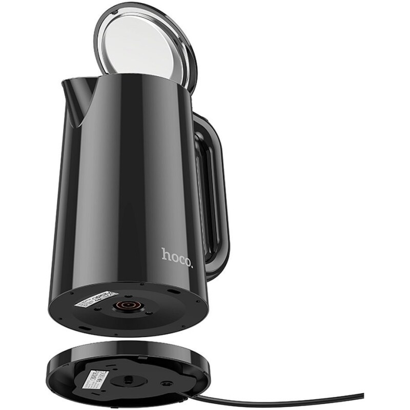 bouilloire électrique inox 1.7l 1800w Hoco HE11 noir