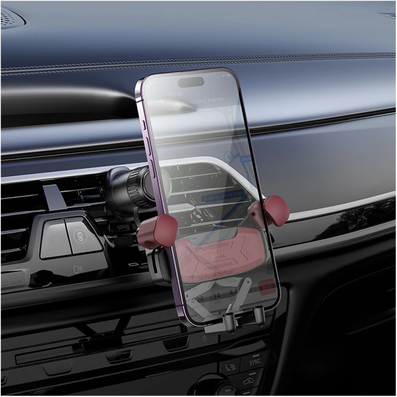 Support smartphone auto grille de ventilation Hoco Gravity H66 - Image 2