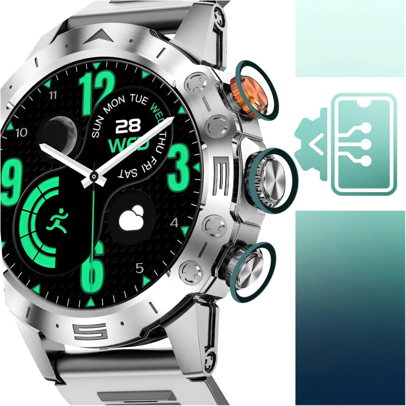 Montre connectée Bluetooth Sport Boitier Antichoc Etanche  IP68 HOCO Y20 – Image 9