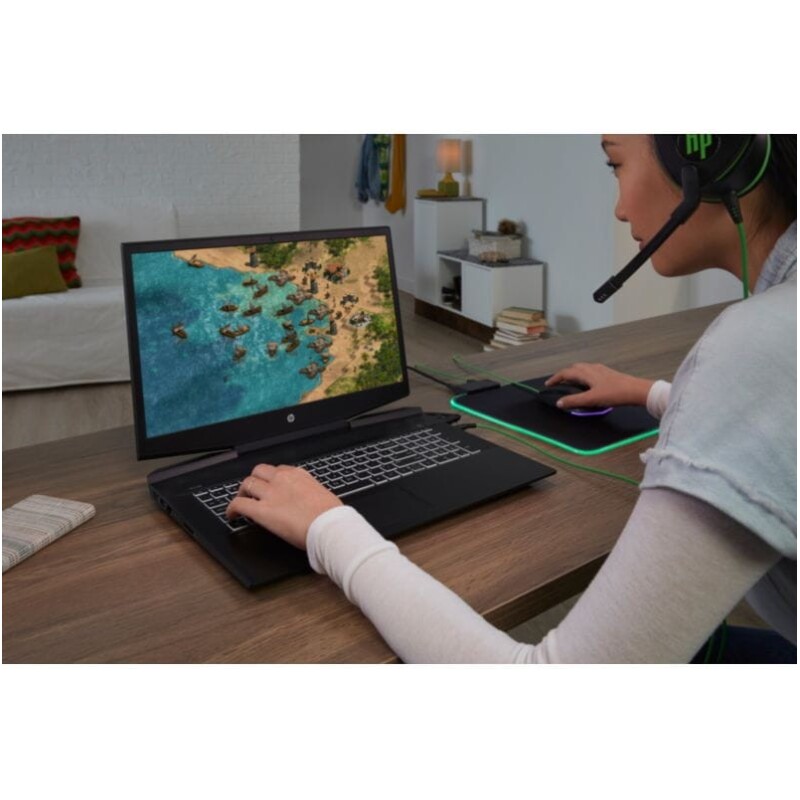 Tapis de souris HP Pavilion 400 Gaming Mousepad Noir – Image 4