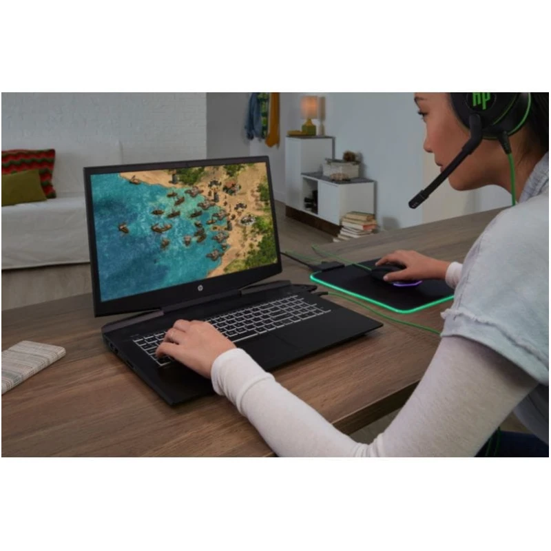 Tapis de souris HP Pavilion 400 Gaming Mousepad Noir - Image 4