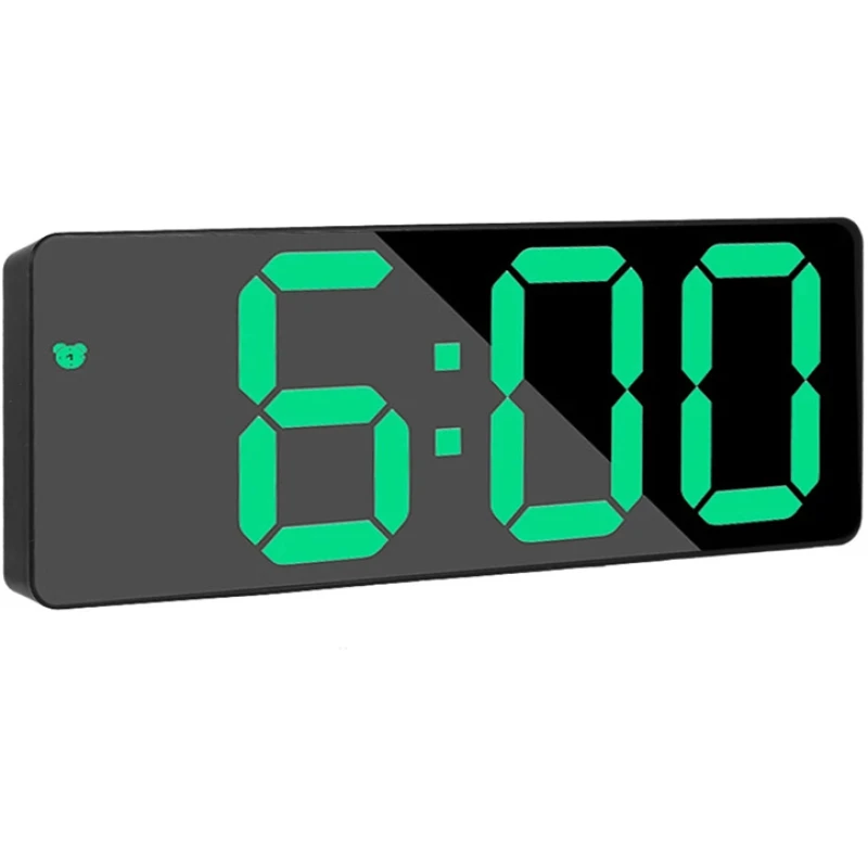 Horloge Réveil numérique Led vert rectangulaire DS-3806M