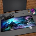 Tapis repose poignet tapis souris grand format 80 x 30 cm nuée violette purple clouds
