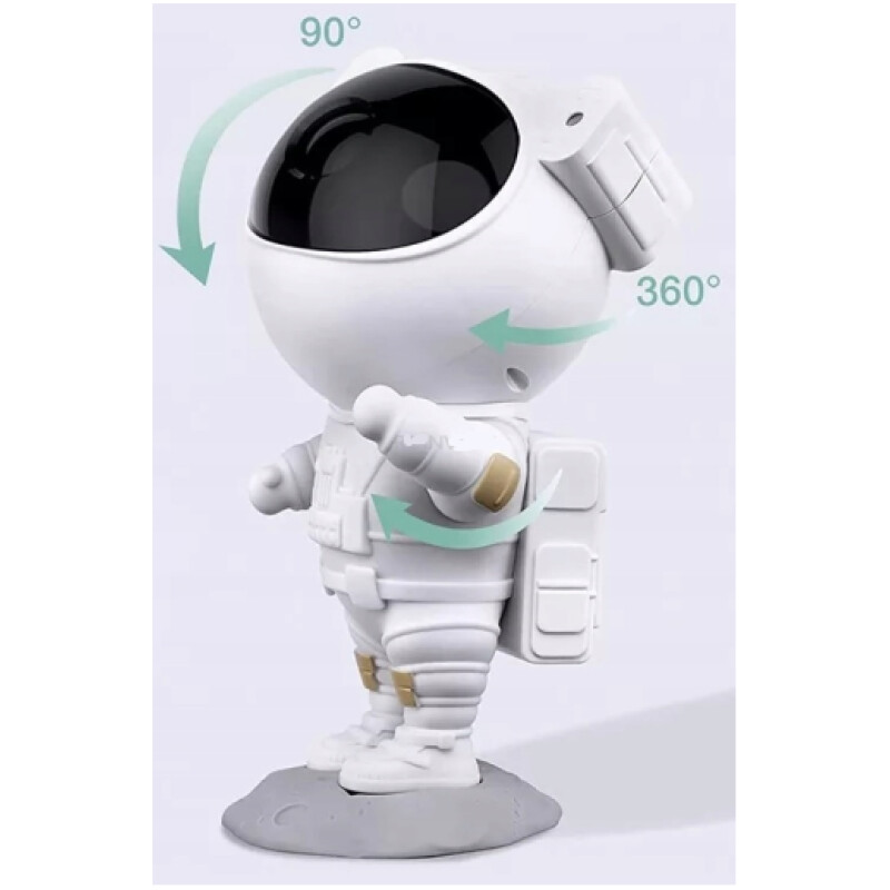 lampe laser nebuleuse + étoiles astronaute debout Grand Modele USB – Image 7