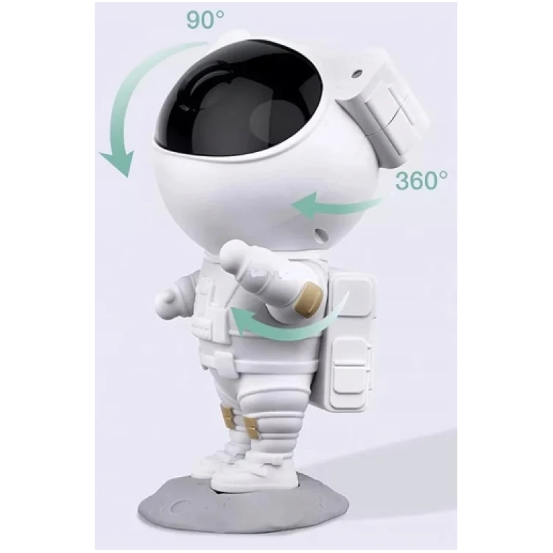 lampe laser nebuleuse + étoiles astronaute debout Grand Modele USB - Image 7
