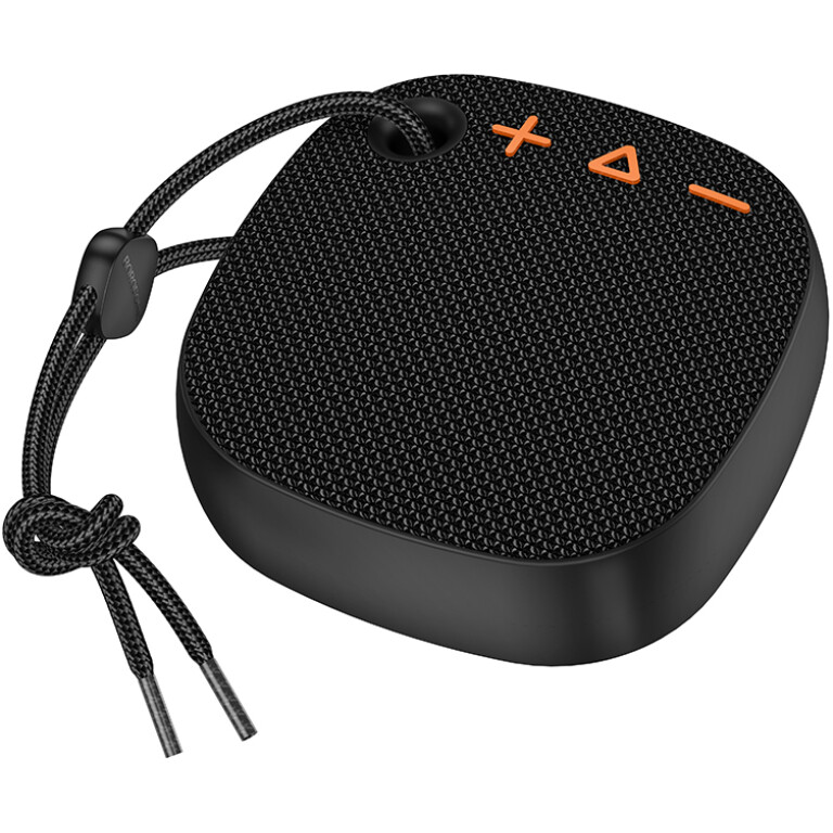 ALT TEXT: Borofone BP22 Bluetooth Speaker portable black