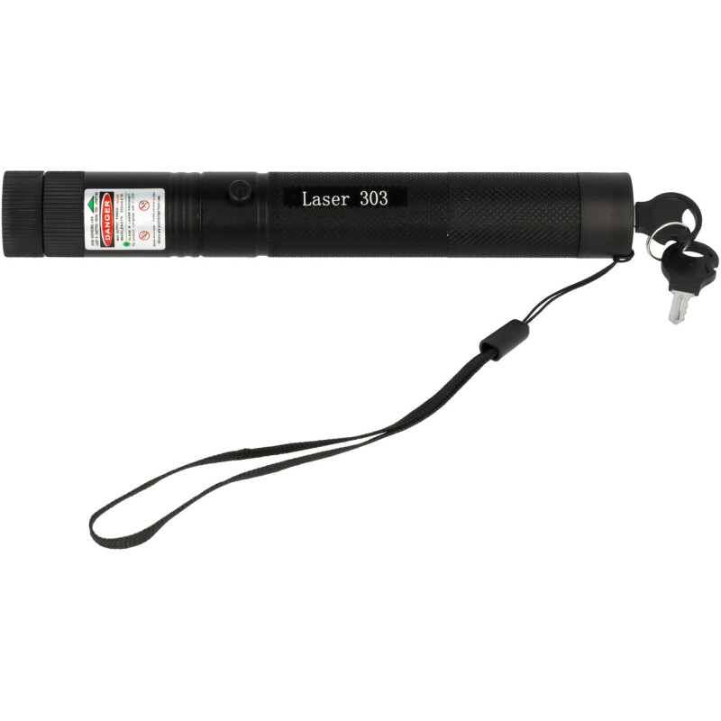 POINTEUR LASER PUISSANT VERT PILE ET CHARGEUR  1mW 10KM  verrou de sureté – Image 4