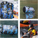 Sac Étanche 5L Dry Bag Nautique Sac a Dos Imperméable Bleu Camouflage